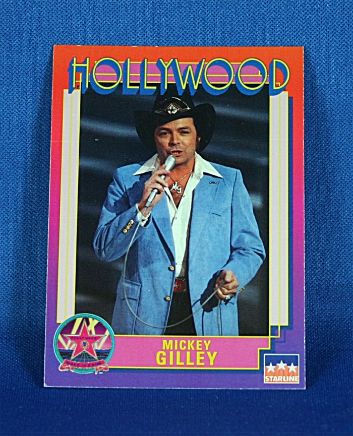 Mickey Gilley - Hollywood Walk of Fame trading card #187