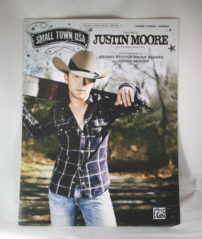 Justin Moore - sheet music "Small Town USA"