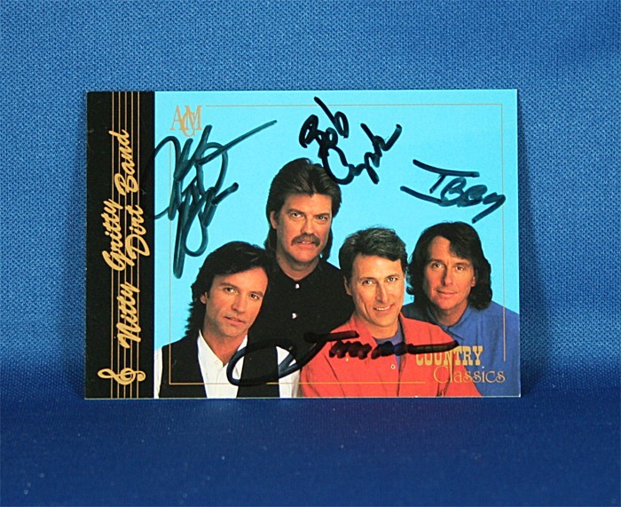 Nitty Gritty Dirt Band - autographed Country Classics trading card w/ COA