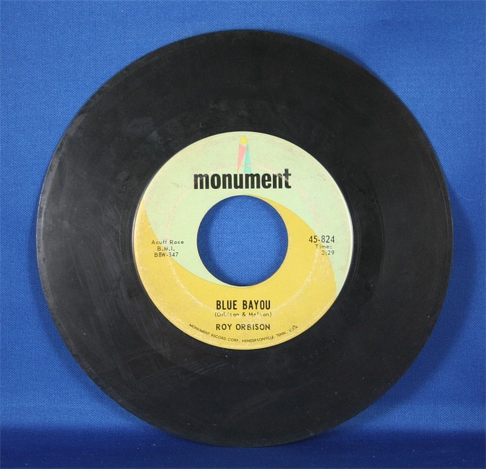 Roy Orbison - 45 LP "Mean Woman Blues" & "Blue Bayou"