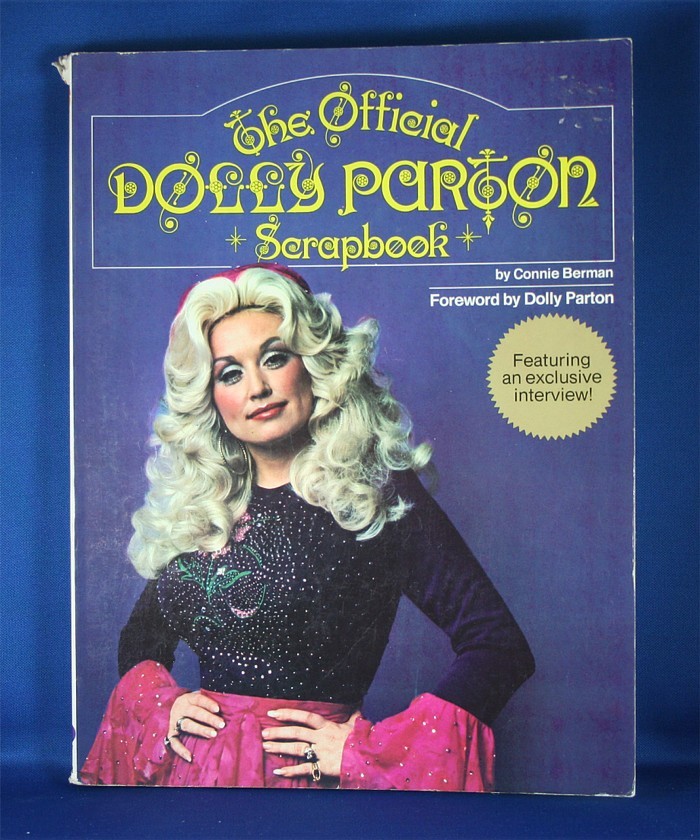 Dolly Parton - book "The Offical Dolly Parton Scrapbook" by Connie Berman