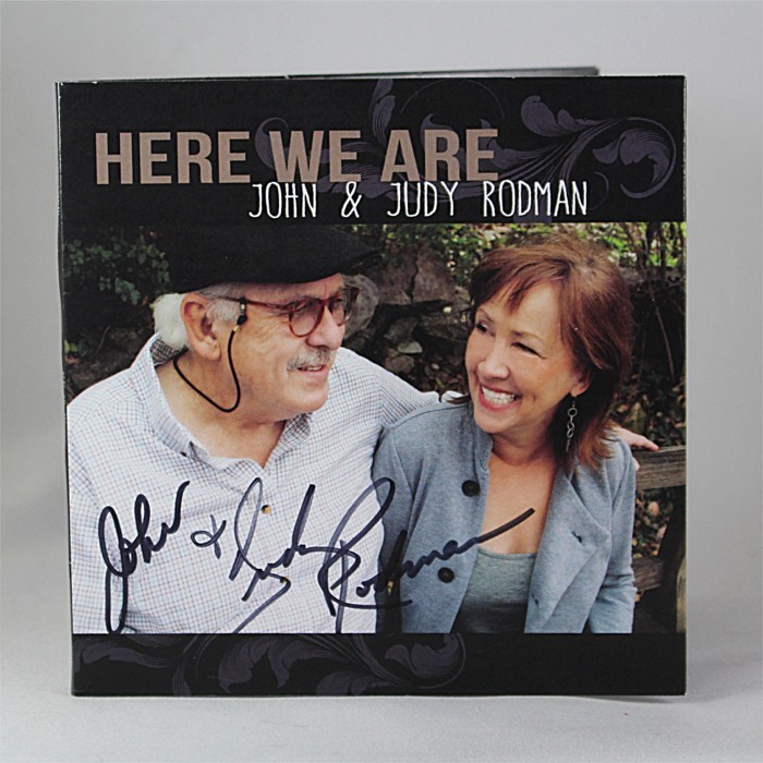 Judy & John Rodman - autographed CD "Here We Are"