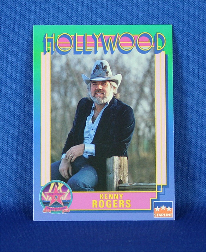 Kenny Rogers - Hollywood Walk of Fame trading card
