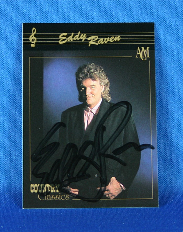 Eddie Raven - autographed Country Classics trading card #1