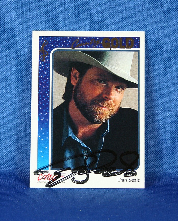 Dan Seals - autographed 1992 Country Gold Trading card gold card #71