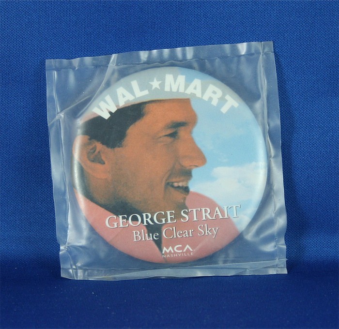 George Strait - promo button
