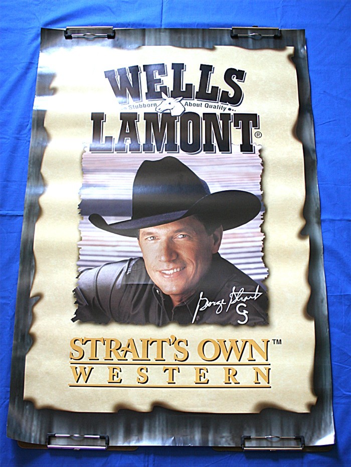 George Strait - promo poster "Wells Lamont"