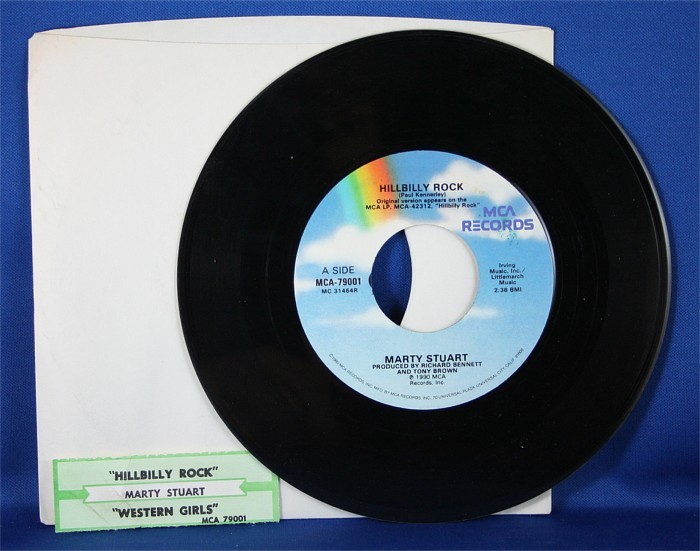 Marty Stuart - 45 LP "Hillbilly Rock" & "Western Girls"