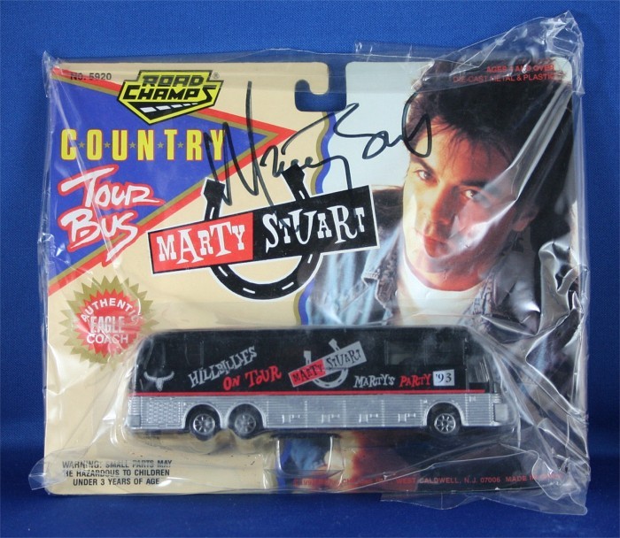 Marty Stuart - Autographed tour bus #4