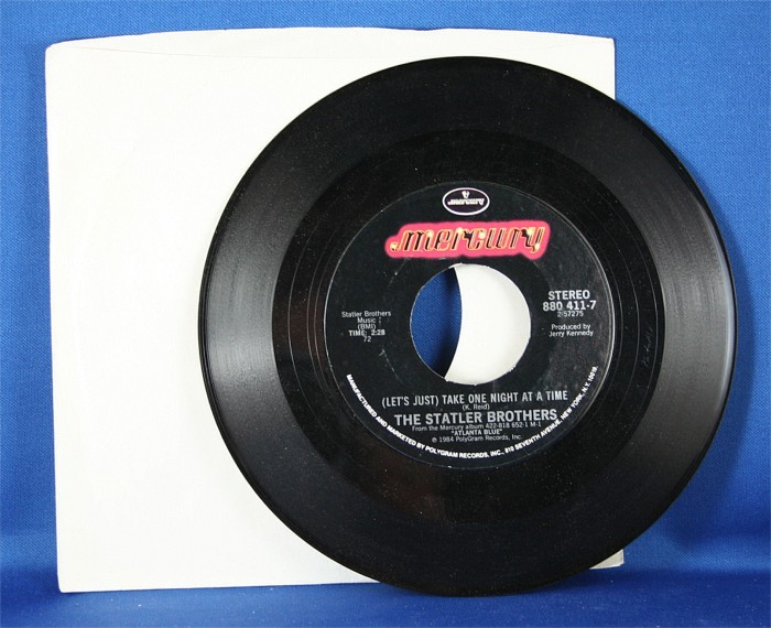 Statler Brothers - 45 LP "(Let's Just ) Take One Night At A Time" & "My Only Love"