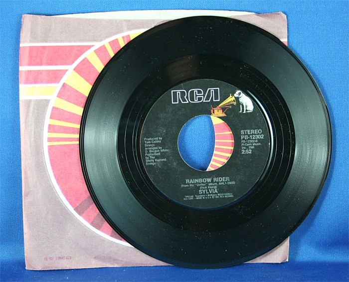 Sylvia - 45 LP "Rainbow Rider" & "Heart On The Mend"