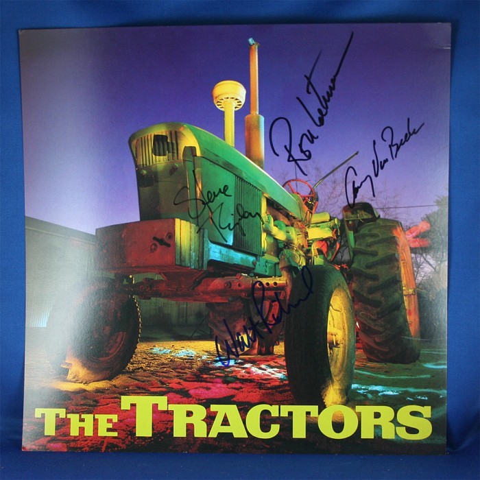 Tractors - autographed promo flat #1