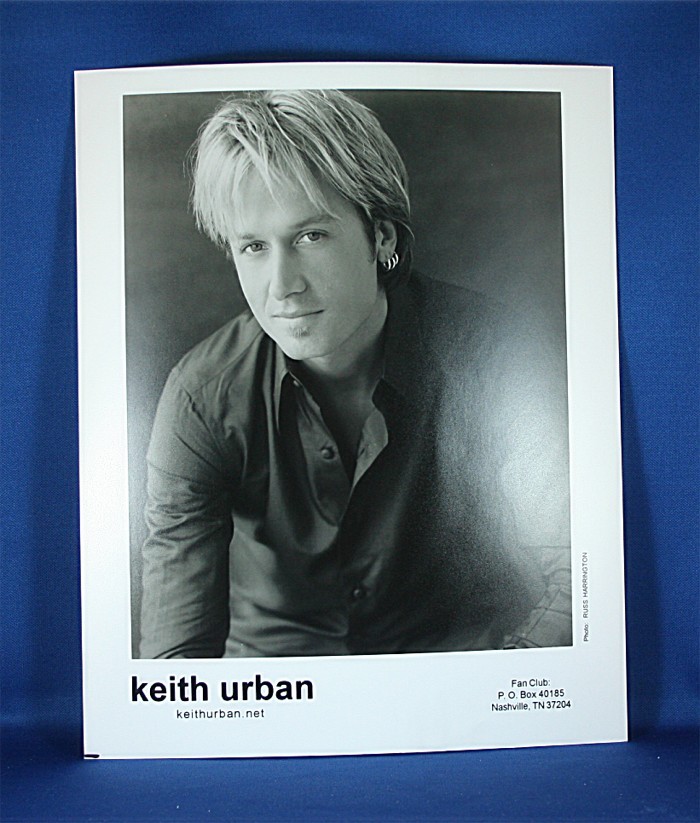 Keith Urban - 8x10 black & white photograph