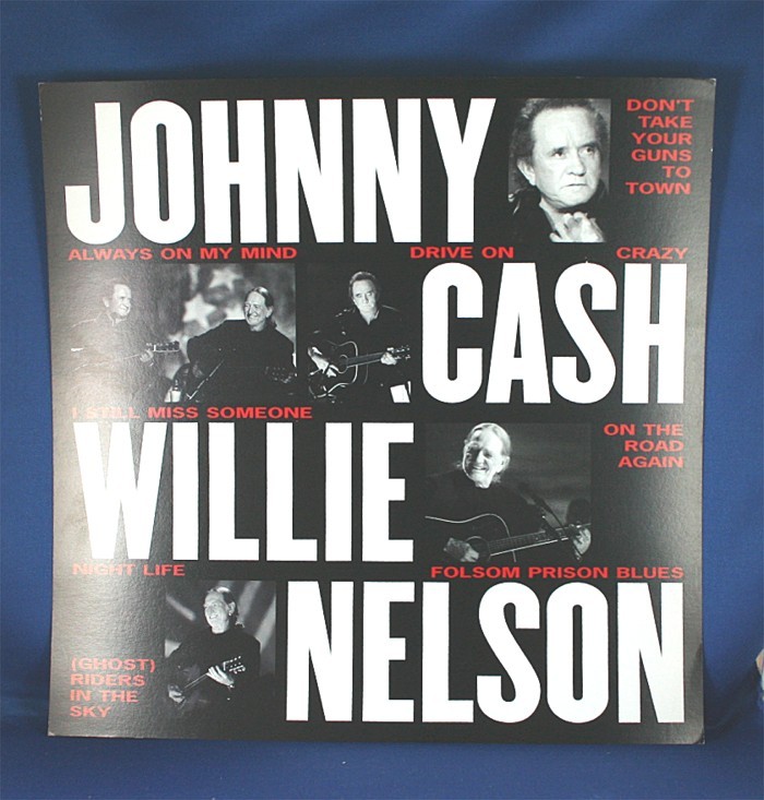 Various Artists - promo flat Willie Nelson & Johnny Cash "Storytellers" 