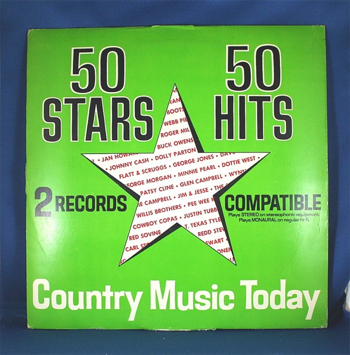 Various Artists - LP "50 Stars 50 Hits Country Music Today"