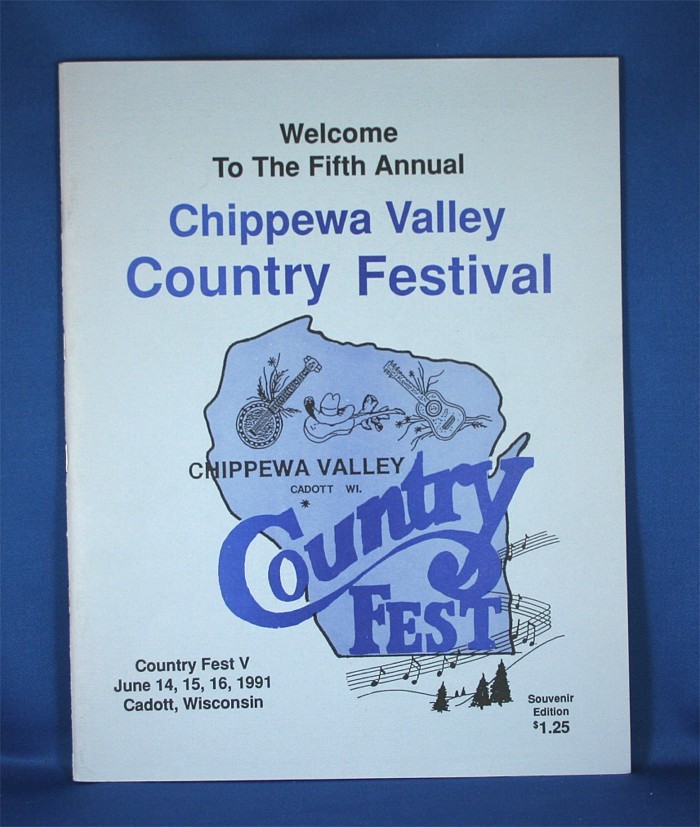 Various Artists - program "Chippewa Valley Country Fest - 1991"