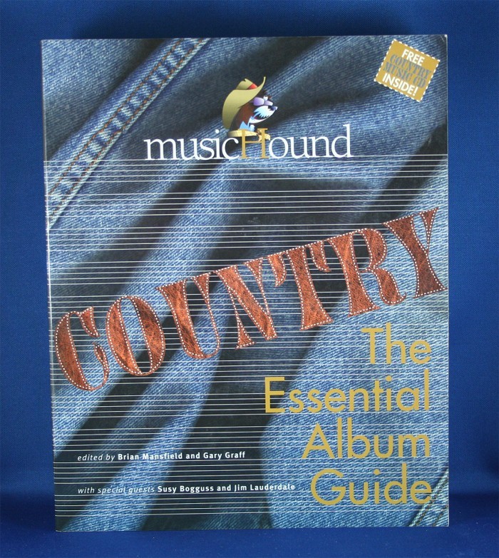 Various Artists - book "The Essential Album Guide: Country" with country music CD