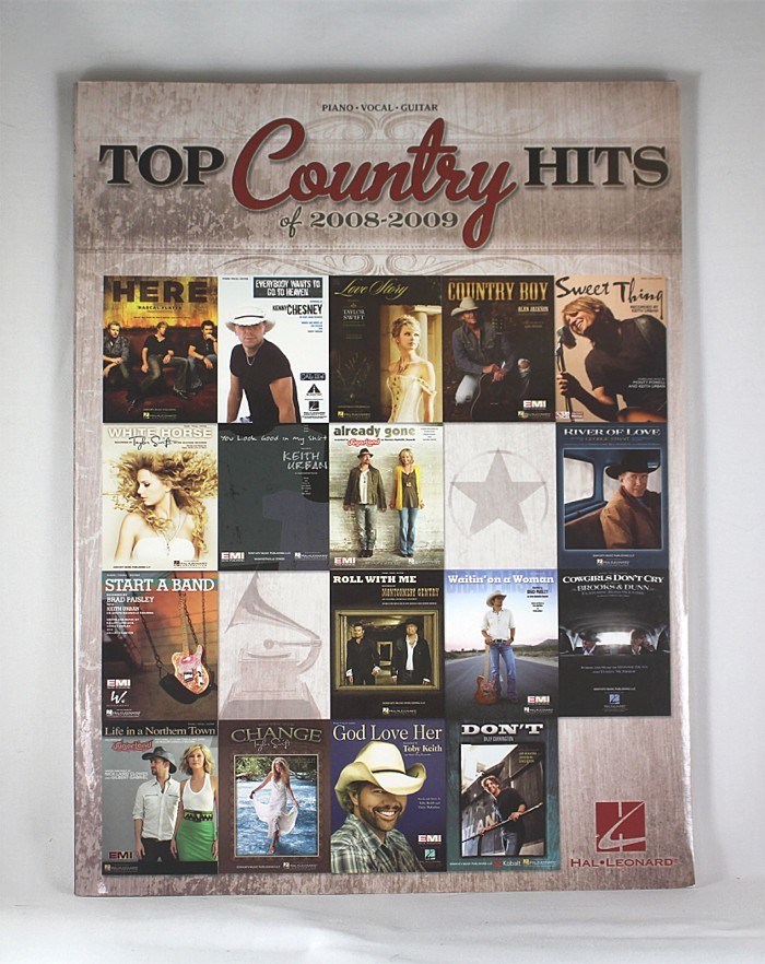 Various Artists - songbook "Top Country Hits of 2008-2009"