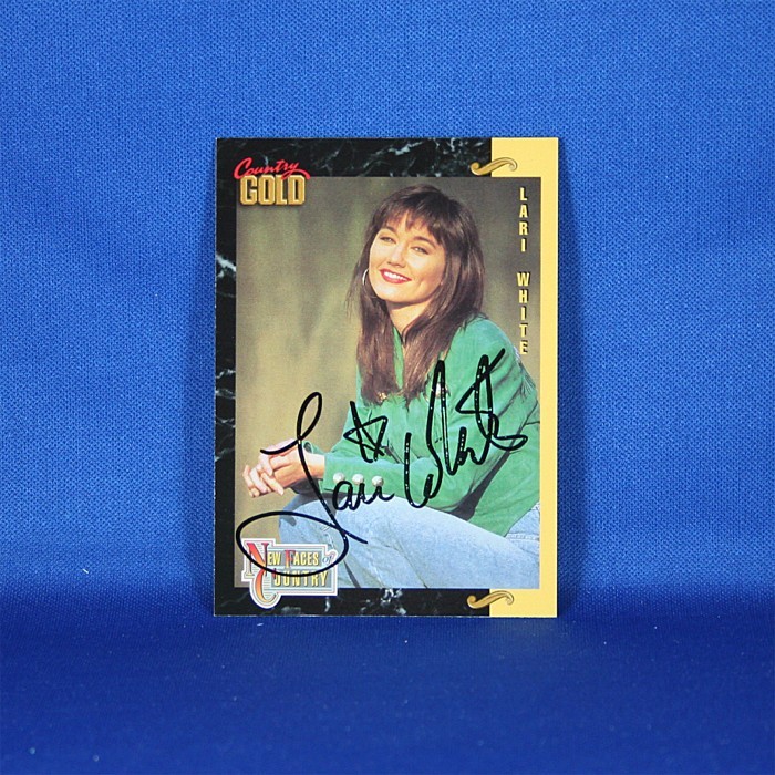 Lari White - autographed 1993 Country Gold trading card #3
