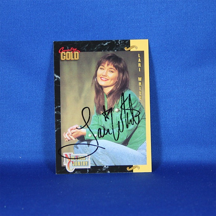 Lari White - autographed 1993 Country Gold trading card #4