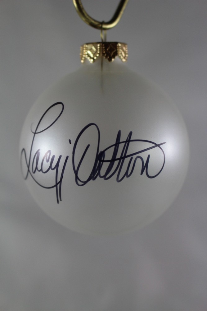 FFF Charities – Lacy J. Dalton - Clear Frosted Christmas Ornament #2