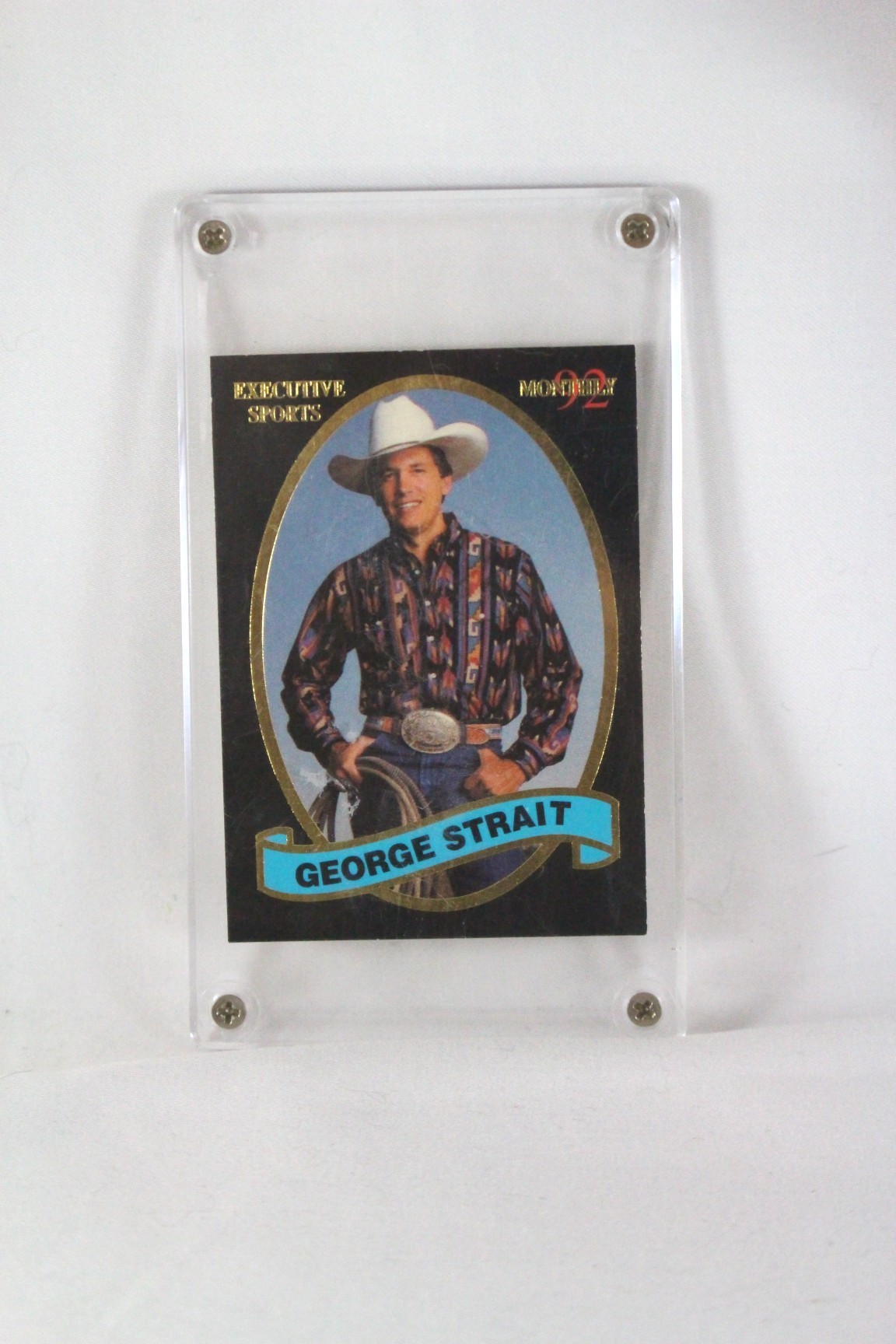 George Strait – trading card “Executive Sports Monthly” ‘92