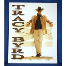 Tracy Byrd - 8x10 color photograph against fence