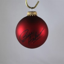 FFF Charities - Bill Anderson - autographed red Christmas ornament #11