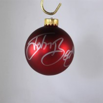 FFF Charities - John Berry - autographed red Christmas ornament #5