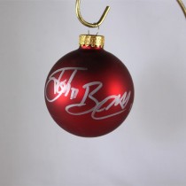FFF Charities - John Berry - autographed red Christmas ornament #7