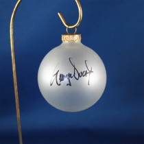 FFF Charities - George Ducas - clear frosted Christmas ornament #1