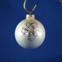 FFF Charities - David Frizzell - white Christmas ornament #2