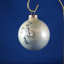 FFF Charities - David Frizzell - white Christmas ornament #3
