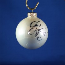 FFF Charities - David Frizzell - white Christmas ornament #5