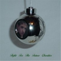FFF Charities - Billy Gilman - gold Christmas ornament w/ recorded message