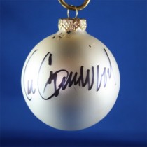 FFF Charities - Lee Greenwood - white Christmas ornament #4