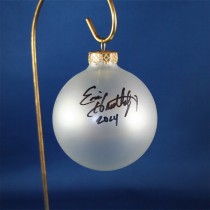 FFF Charities - Eric Heatherly - clear frosted Christmas ornament #4