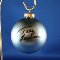 FFF Charities - Tracy Lawrence - blue Christmas ornament #14