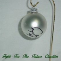FFF Charities - Craig Morgan - silver Christmas ornament #7