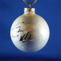 FFF Charities - Eddie Money - white Christmas ornament #3