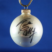 FFF Charities - Eddie Money - white Christmas ornament #7