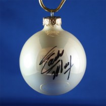 FFF Charities - Eddie Money - white Christmas ornament #8