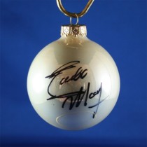 FFF Charities - Eddie Money - white Christmas ornament #10