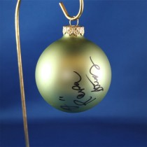 FFF Charities - Dr. Ralph Stanley & Ralph II - green Christmas ornament #1