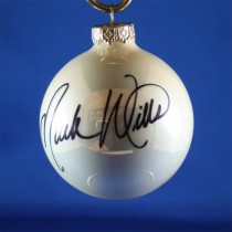 FFF Charities - Mark Wills - white Christmas ornament #4