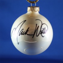 FFF Charities - Mark Wills - white Christmas ornament #5