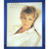Faith Hill - 8x10 color photograph in white