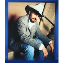 Toby Keith - 8x10 color photograph sitting on cement