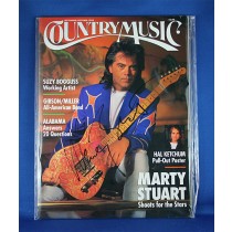 Marty Stuart - autographed "Country Music" magazine