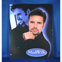 Mark Wills - 8x10 color photograph black & blue double pose